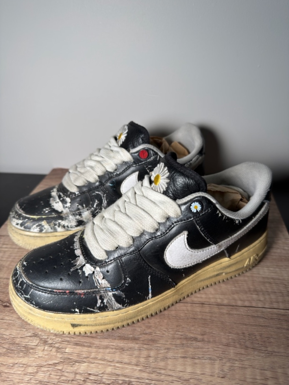 Nike x G-Dragon Air Force 1 Para-Noise 1.0 AQ3692-001 Size 9 Rare Black No Box